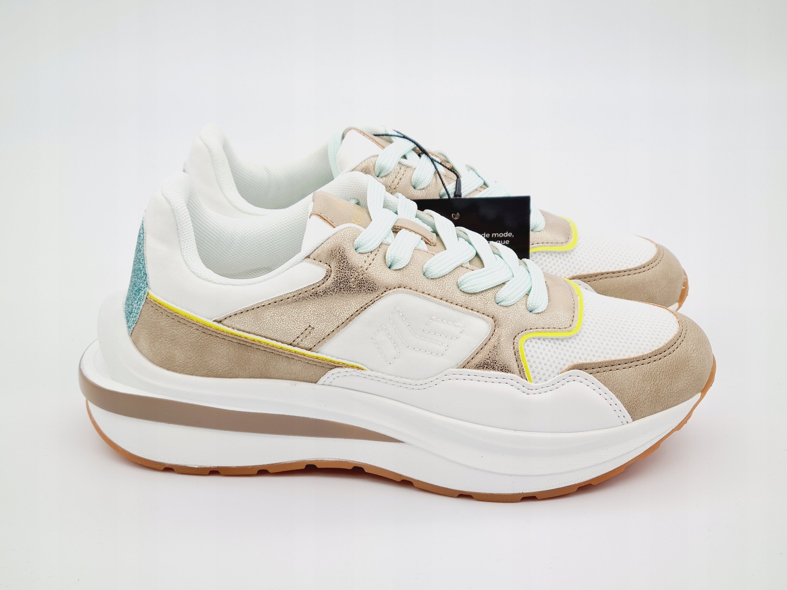 Sneakersy Kaporal Clipper Beige Multi - Stylowe r. 38