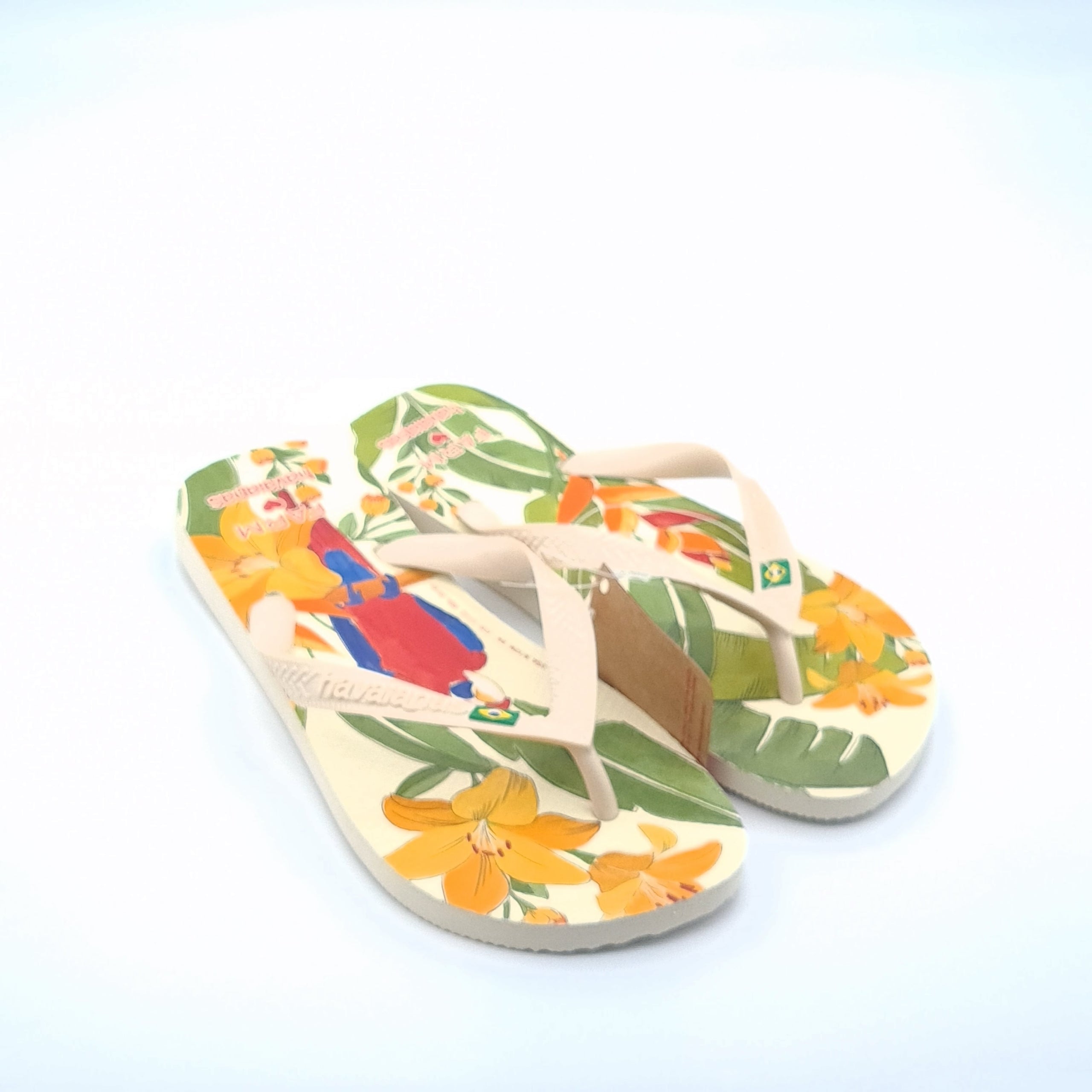 HAVAIANAS JAPONKI WIELOKOLOROWE Z LOGO Z PASKAMI 39/40 EUR52/42