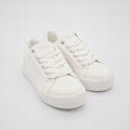 POLO RALPH LAUREN LTT PLATFORM Trampki Dziecięce Białe Kremowe 31