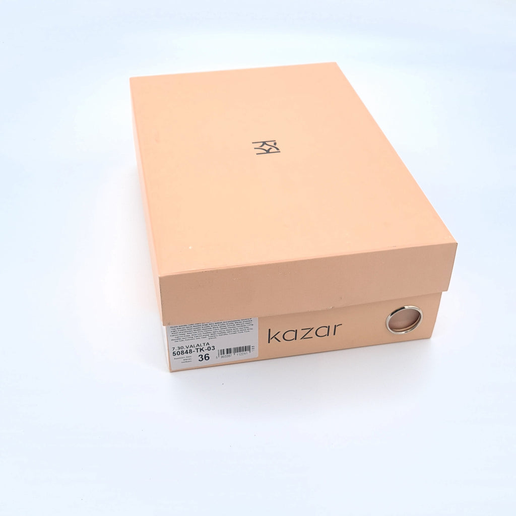 Czółenka Kazar Wedding Peep Toe 36 Białe Złoto - defekt /otarcie
