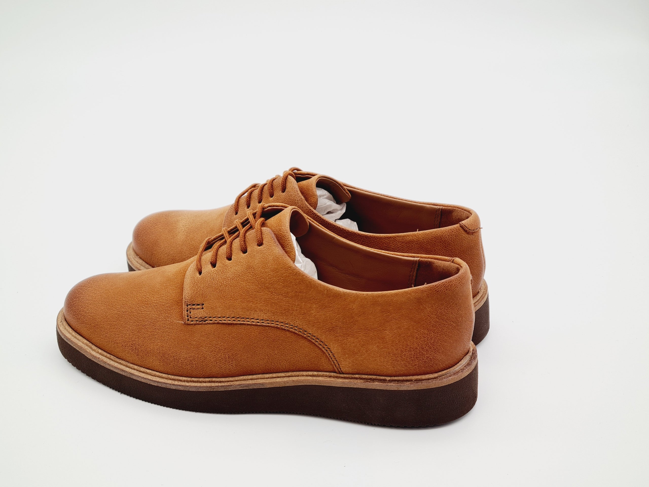 Mokasyny Clarks Baille Stitch Skórzane Brązowe 37