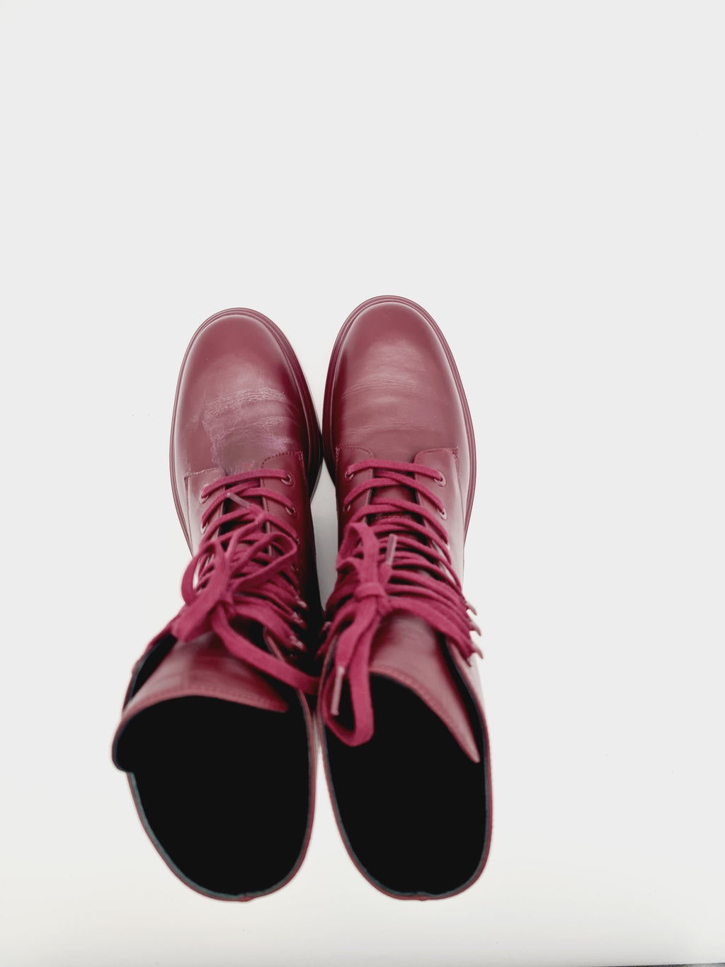 STUART WEITZMAN MCKENZEE Skóra Cranberry 36 DEFEKT