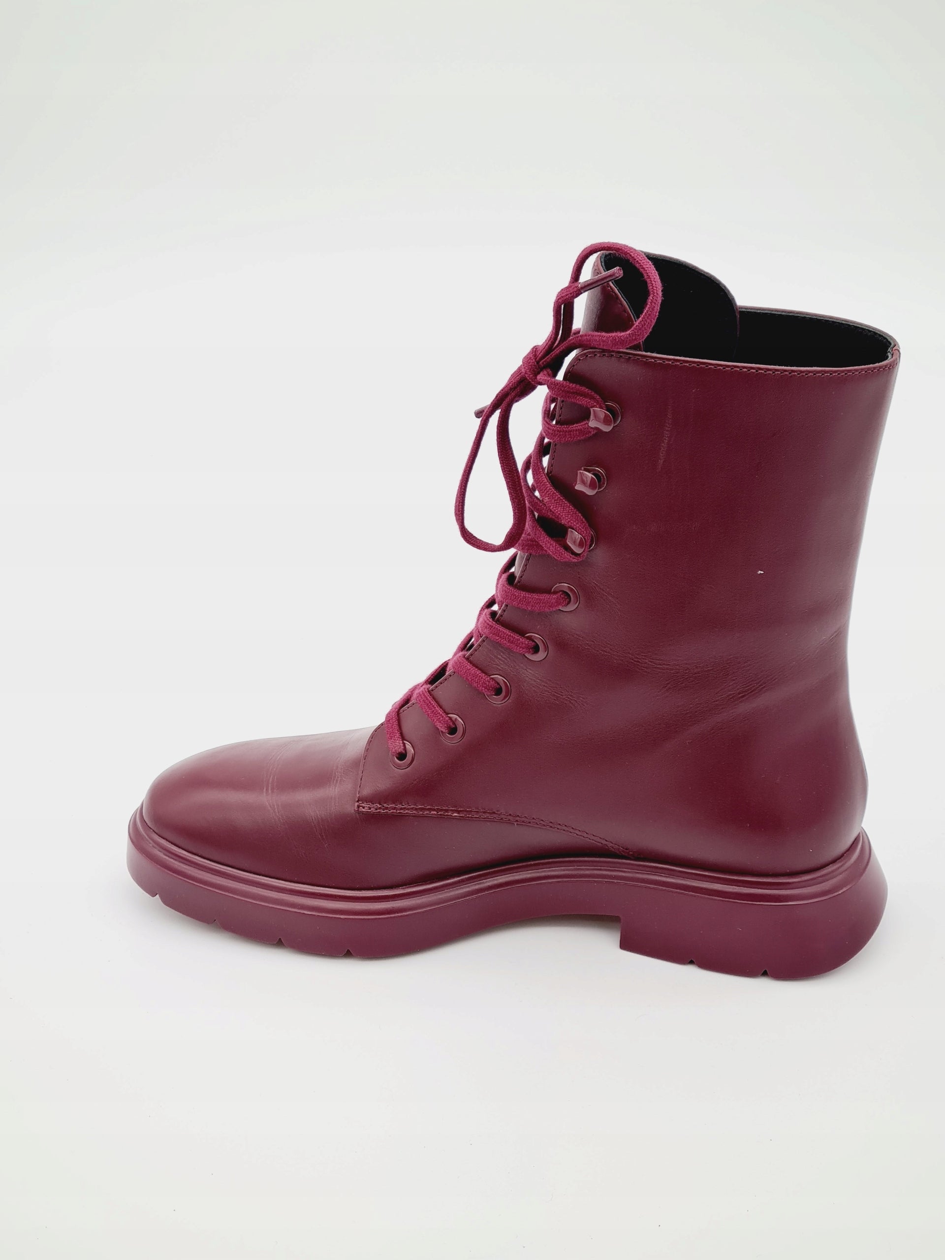 STUART WEITZMAN MCKENZEE Skóra Cranberry 36 DEFEKT