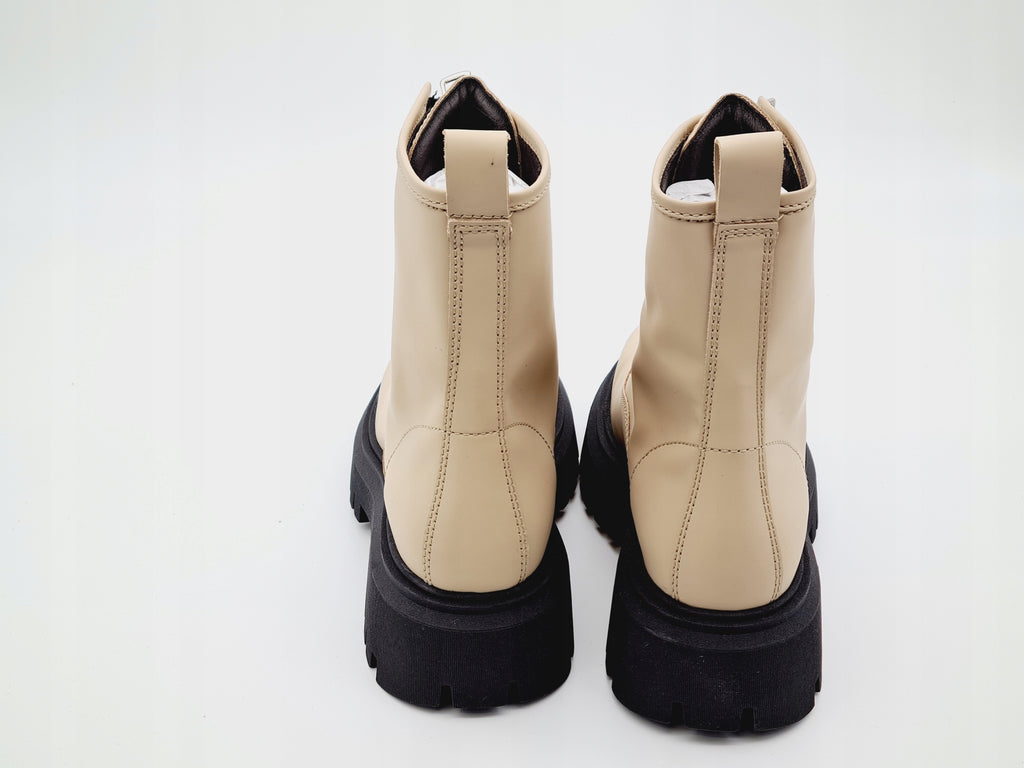 Botki Damskie Billi Bi C1021 Skórzane Off White 40