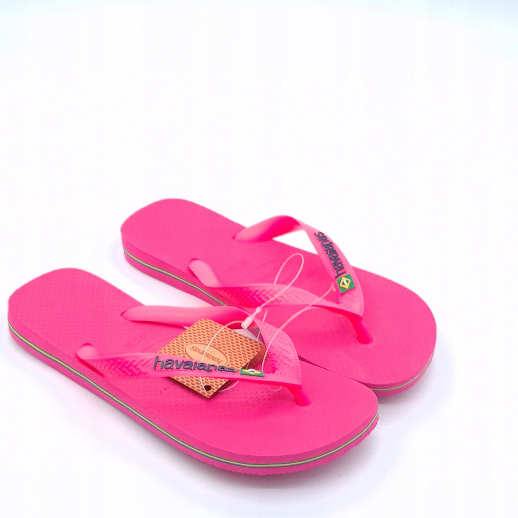 Japonki Havaianas Log Colors Różowe 37/38 EUR39/40