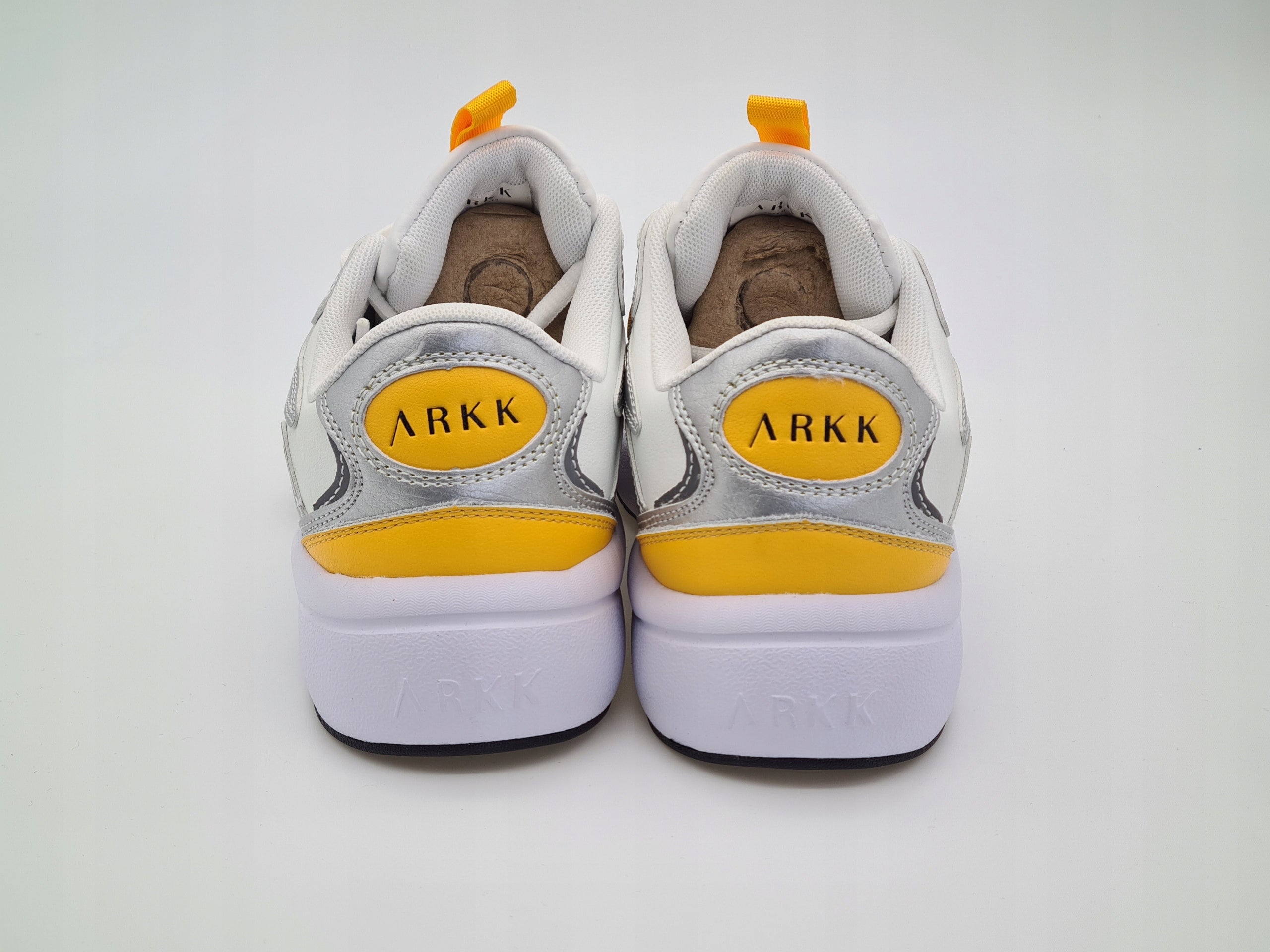 Sneakersy Arkk Copenhagen Apaze Leather F-PRO90 Silver Radiant Orange r. 40