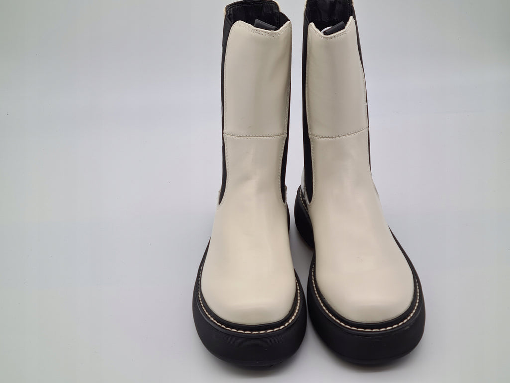 Botki Sztyblety PEPE JEANS Yoko Chelsea 39 Ecru