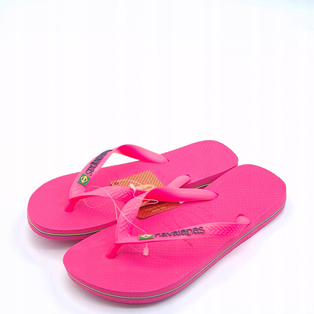 Japonki Havaianas Log Colors Różowe 37/38 EUR39/40