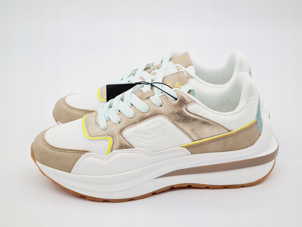 Sneakersy Kaporal Clipper Beige Multi - Stylowe r. 38