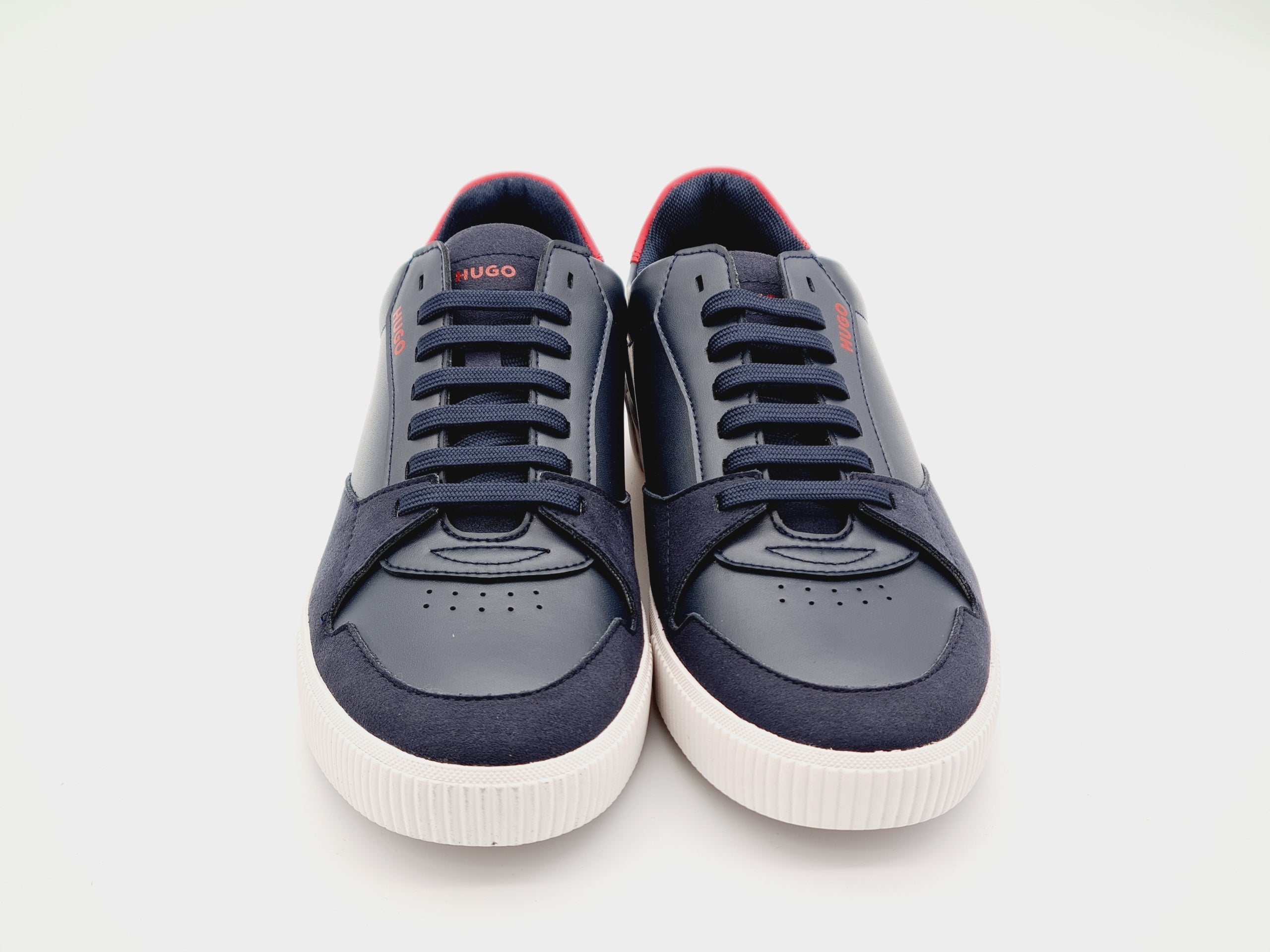Sneakersy HUGO Zero Tenn FL Skórzane Dark Blue r. 40