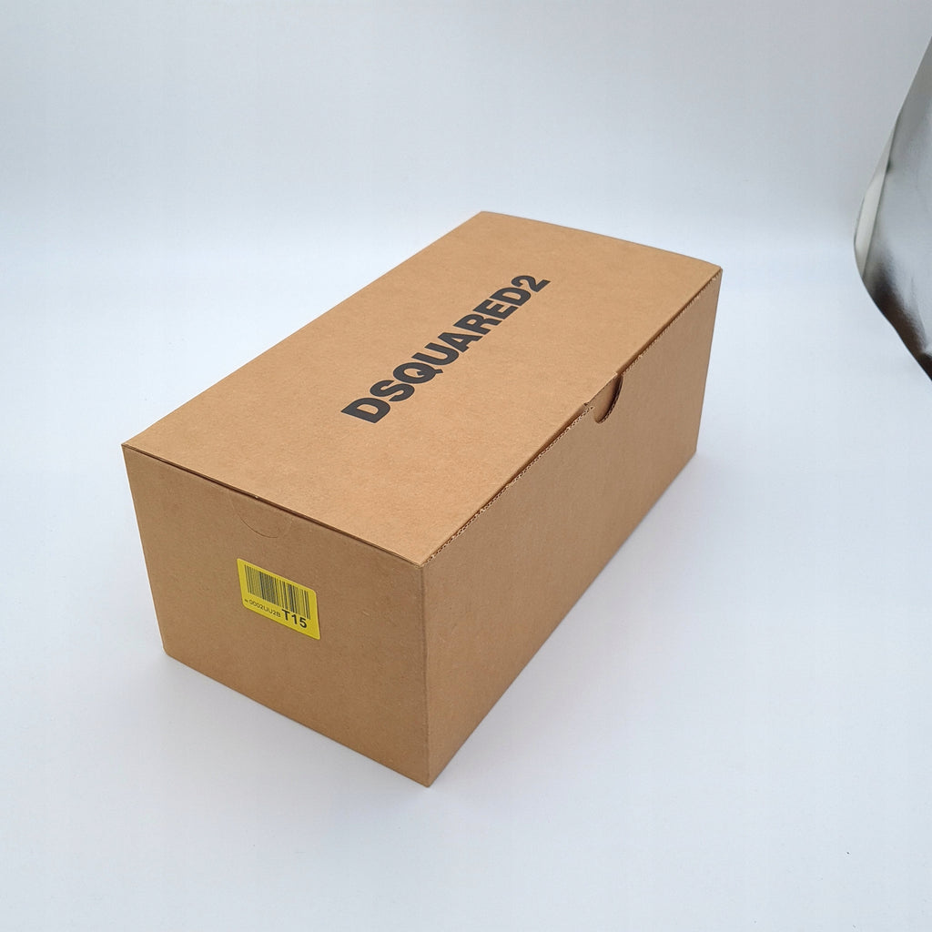 Klapki Dsquared2 Icon Męskie Białe 44