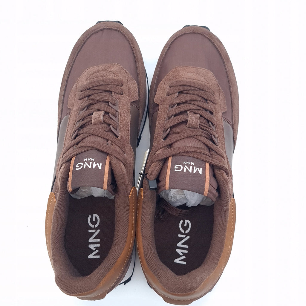 Buty Mango Man Sneakersy Sportowe Brązowe 44 Outlet