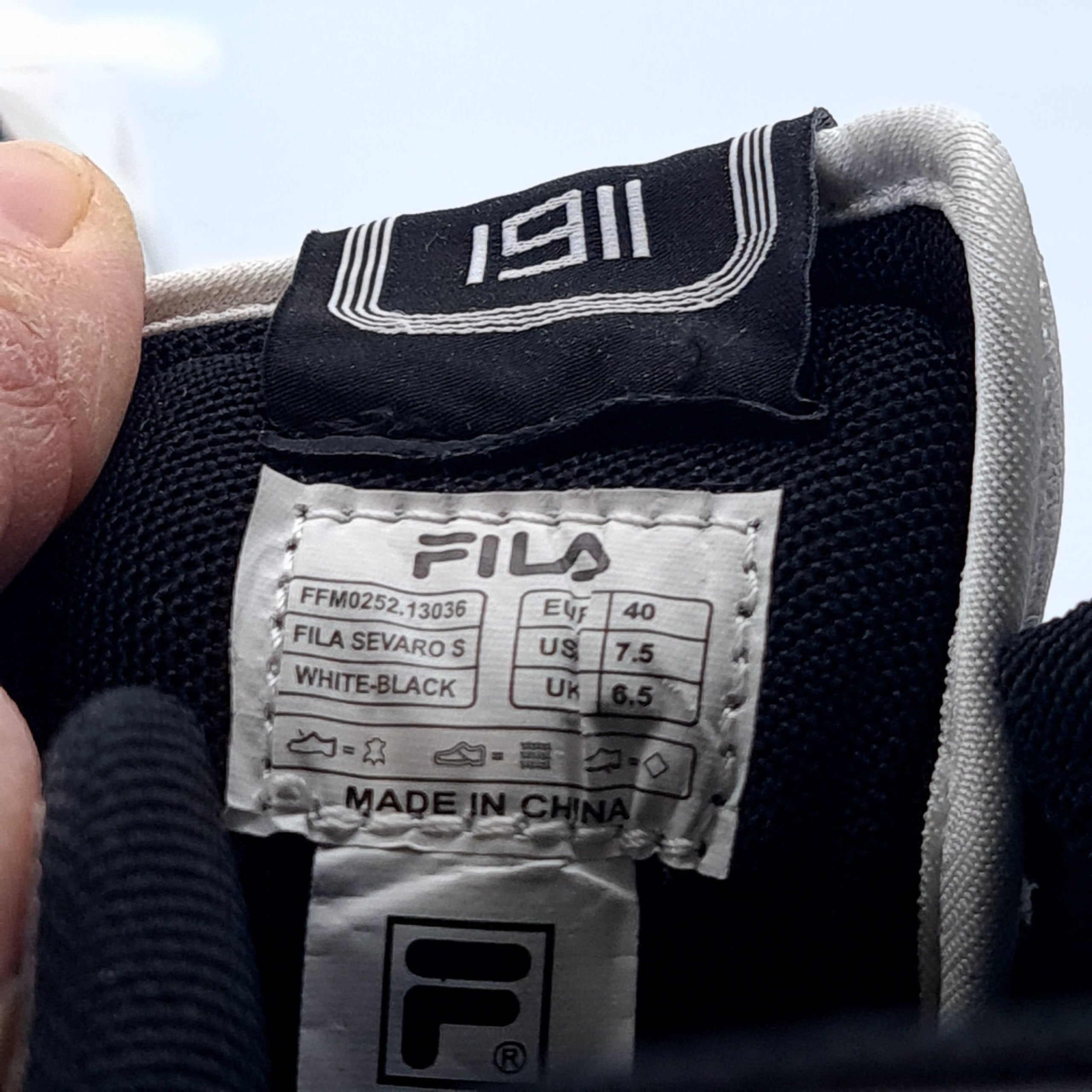 Buty Fila Sevaro S 40 Sneakersy Białe Czyść Outlet