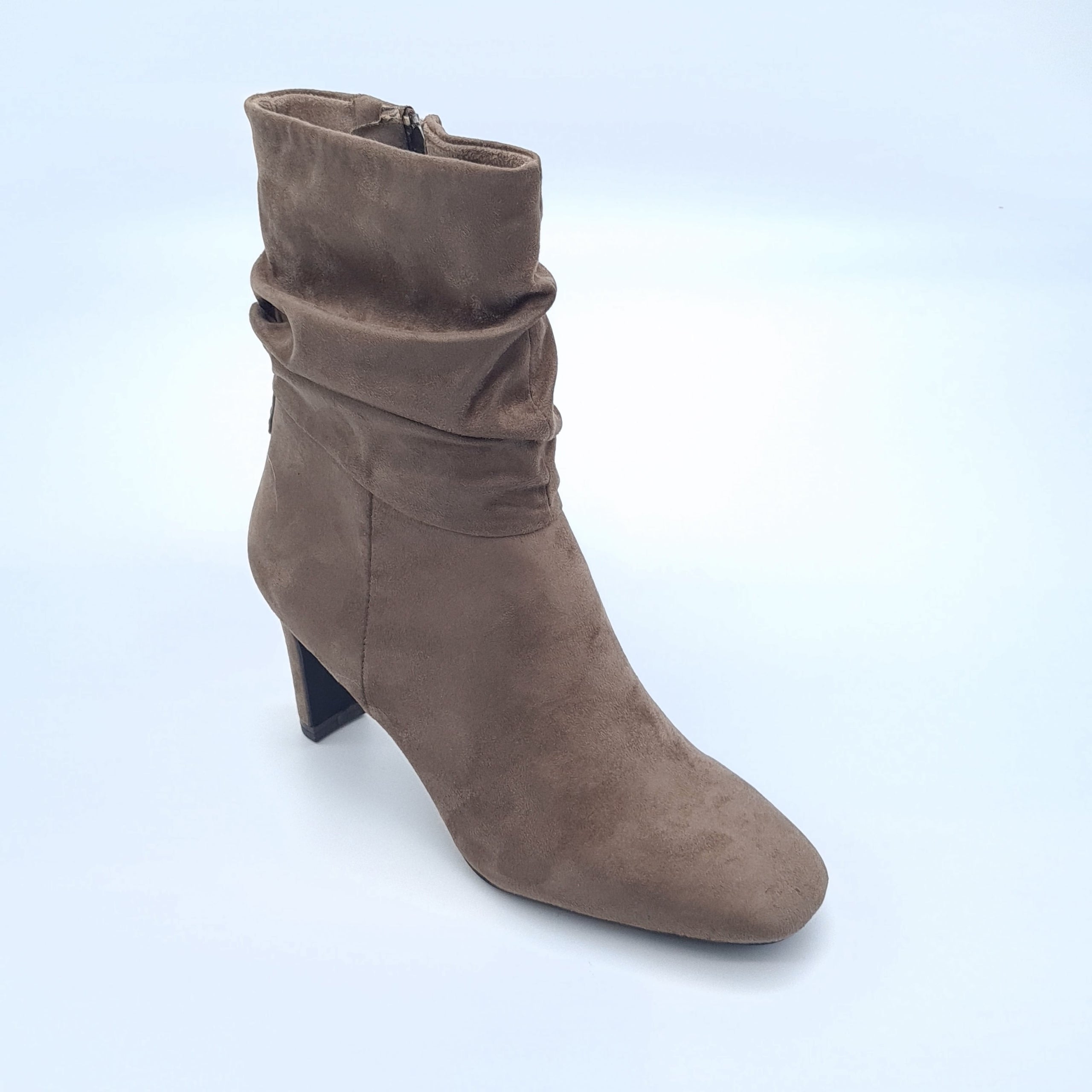 Botki Tamaris 1-25088-39 Pepper Szare Słupek 38