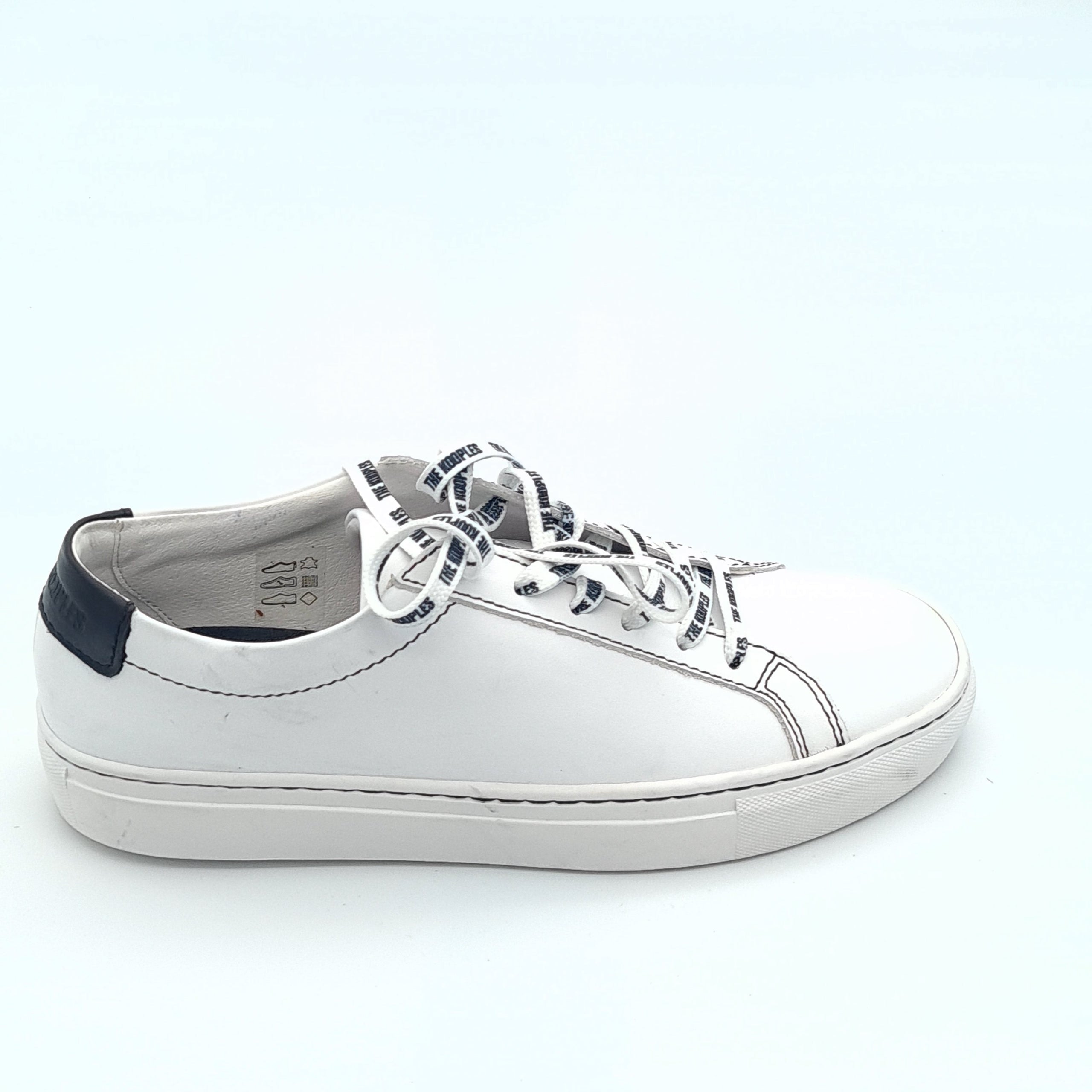 The Kooples Skórzane Sneakersy Damskie Białe 38 Outlet