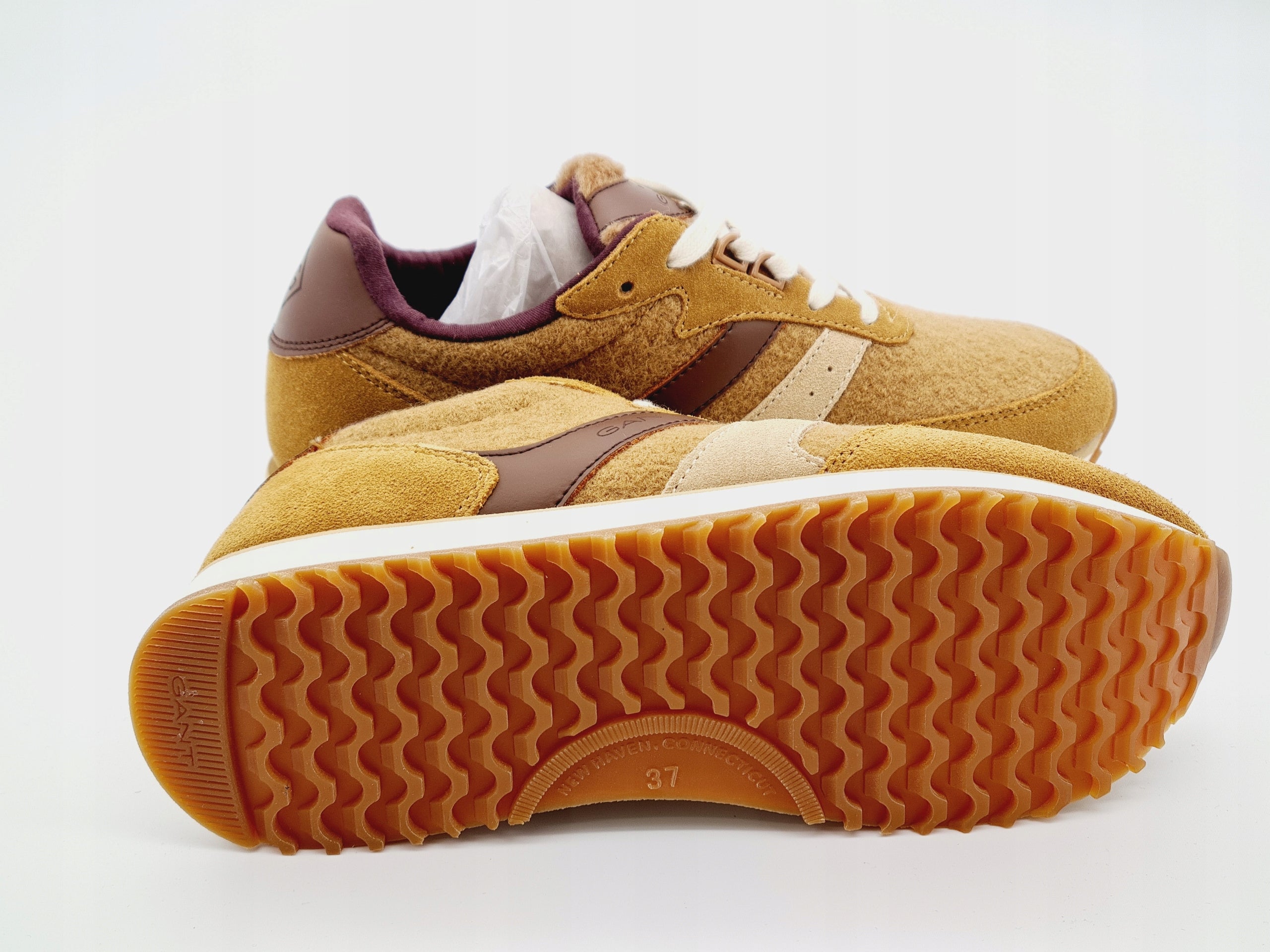 Buty Gant Bevinda Brązowe Zamsz Wełna Rozmiar 37