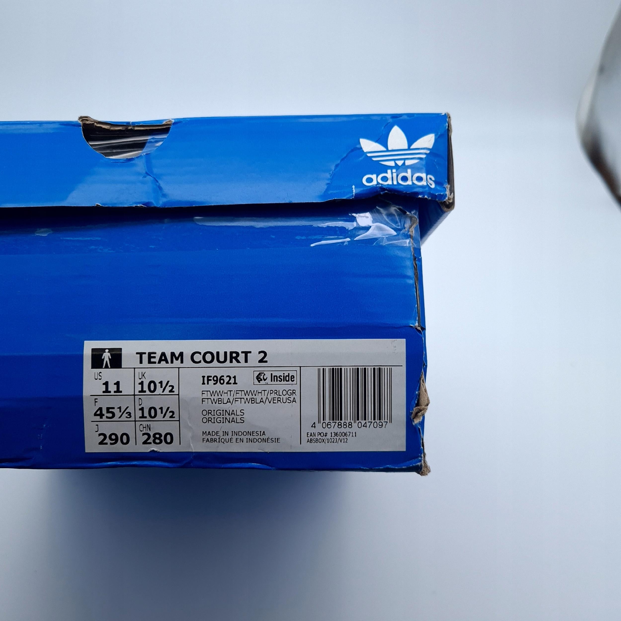 Buty adidas Team Court 2 IF9621 Białe r. 45 1/3
