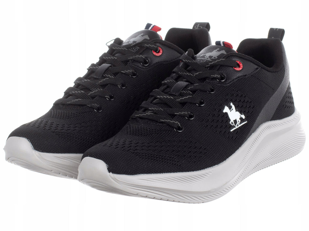U.S. GRAND POLO BUTY MĘSKIE sportowe sneakersy niskie czarne wygodne modne