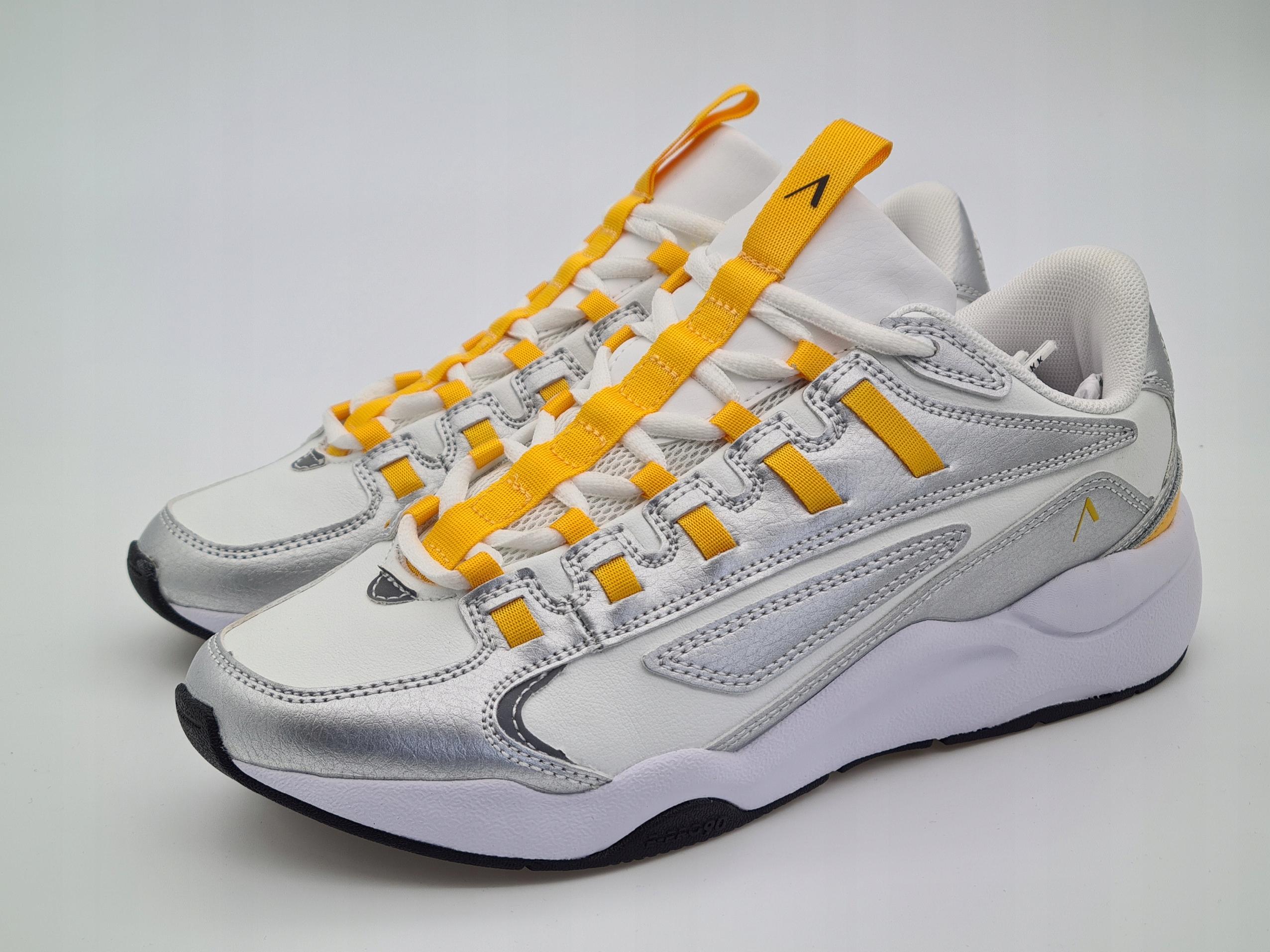 Sneakersy Arkk Copenhagen Apaze Leather F-PRO90 Silver Radiant Orange r. 40