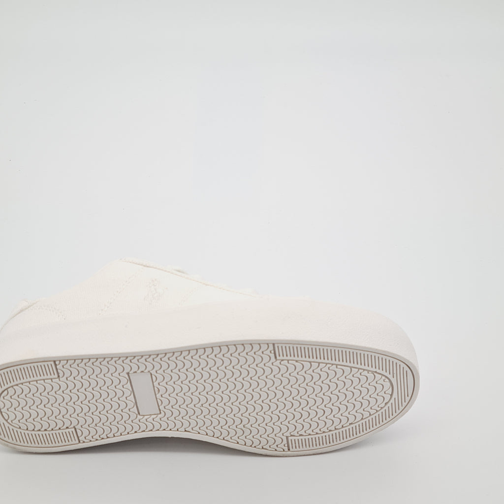 POLO RALPH LAUREN LTT PLATFORM Trampki Dziecięce Białe Kremowe 31