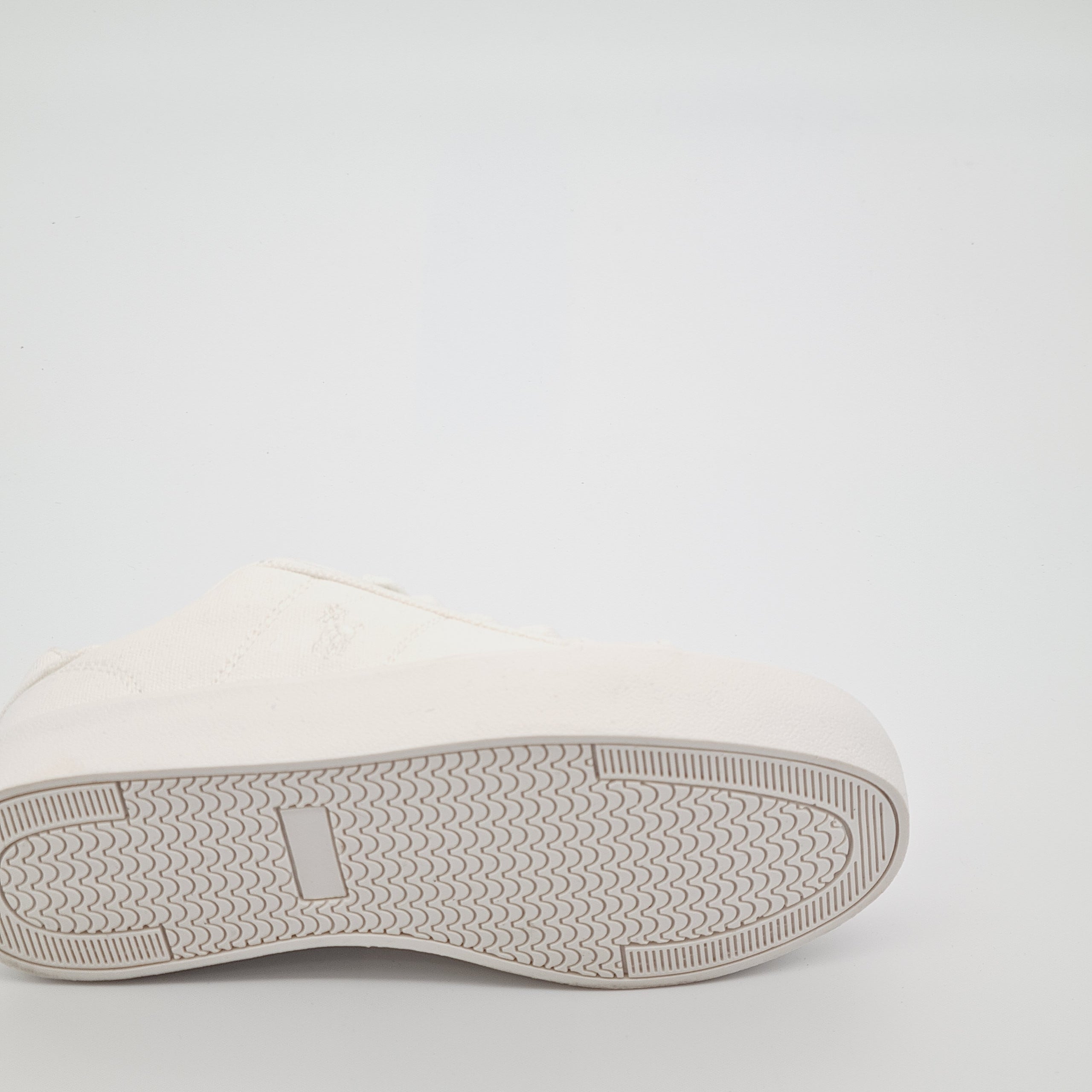 POLO RALPH LAUREN LTT PLATFORM Trampki Dziecięce Białe Kremowe 31