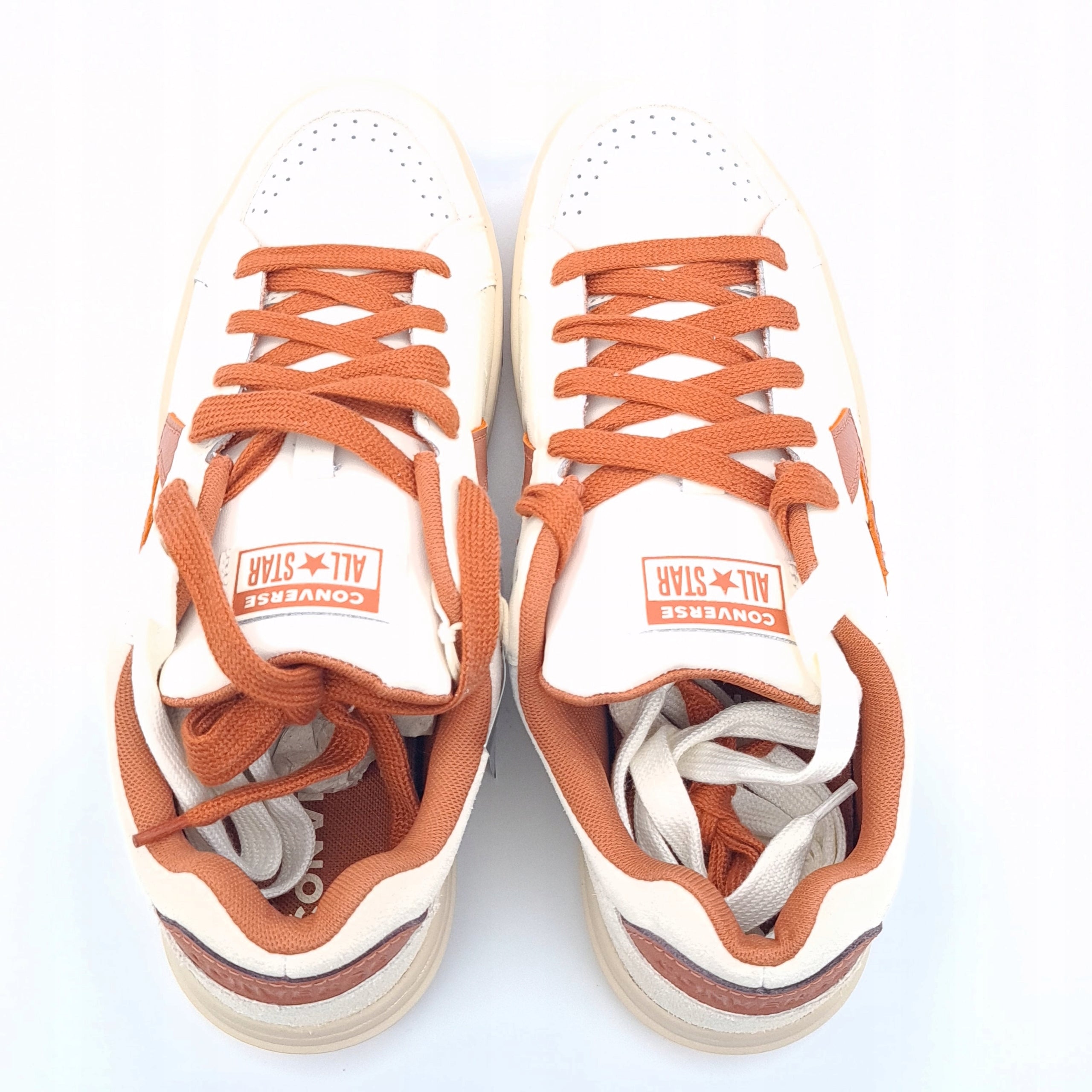 CONVERSE PRO BLAZE CLASSIC OX Unisex Sneakersy Skórzane Białe-Beżowe 41