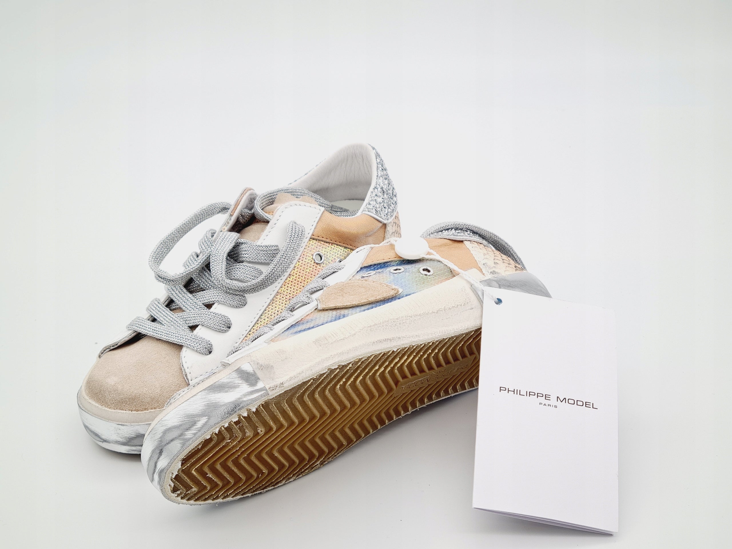 Sneakersy Philippe Model PRSX Rainbow Cekiny 36