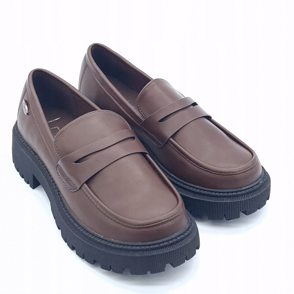 Półbuty Derby LPB Erdek 37 Brązowe Loafers Outlet