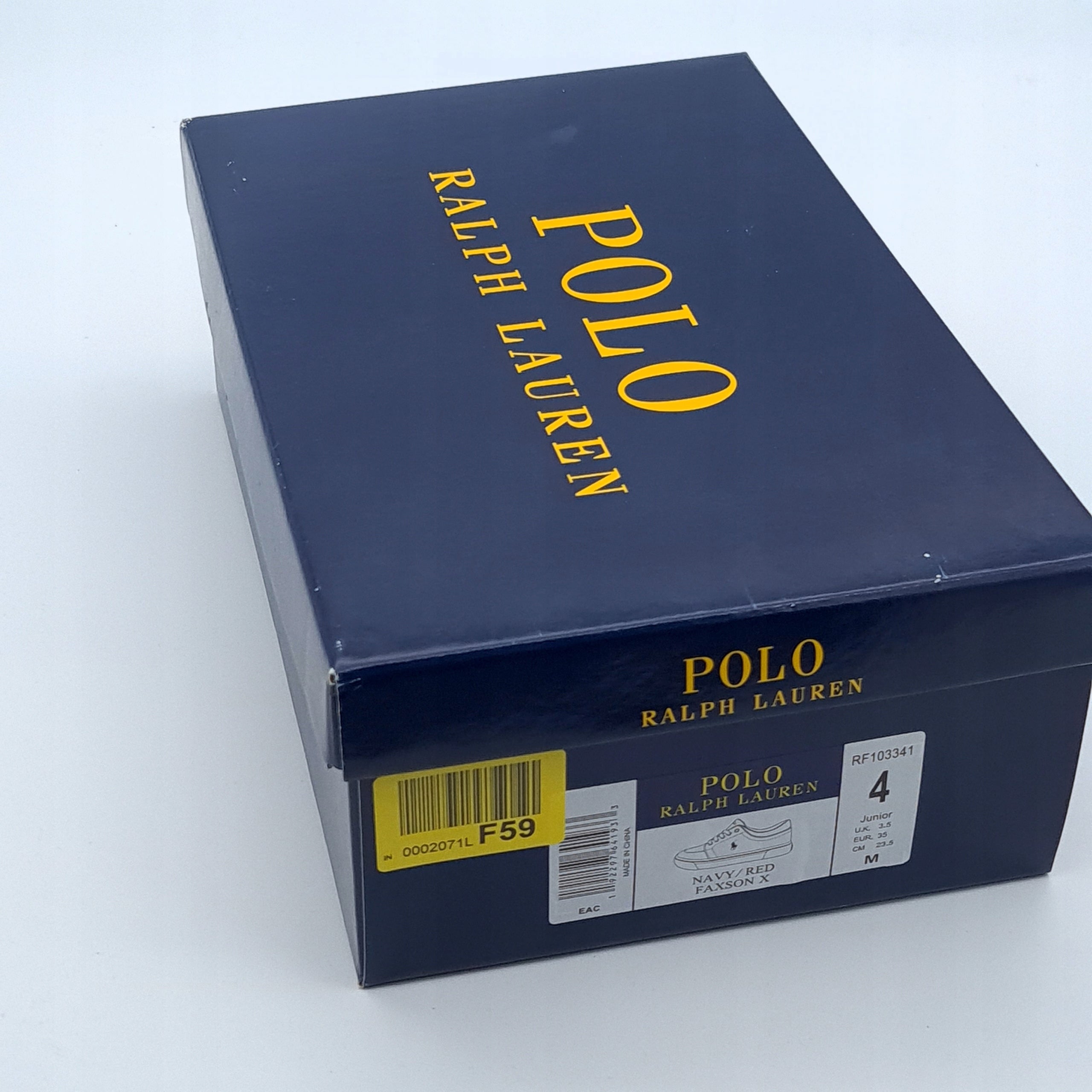 POLO RALPH LAUREN FAXSON X Trampki Młodzieżowe Navy 35