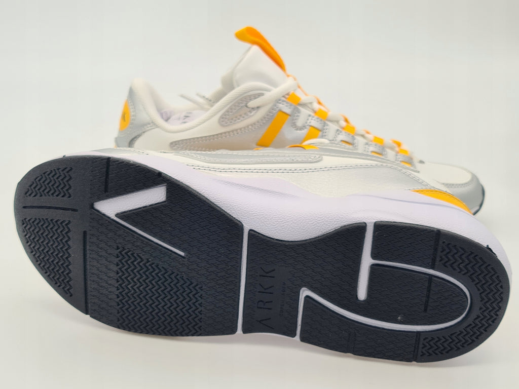 Sneakersy Arkk Copenhagen Apaze Leather F-PRO90 Silver Radiant Orange r. 40