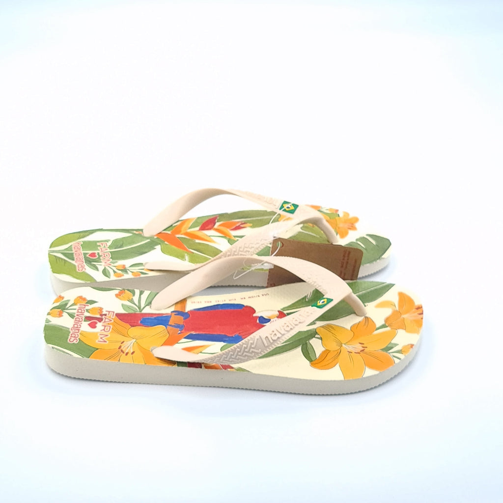 HAVAIANAS JAPONKI WIELOKOLOROWE Z LOGO Z PASKAMI 39/40 EUR52/42