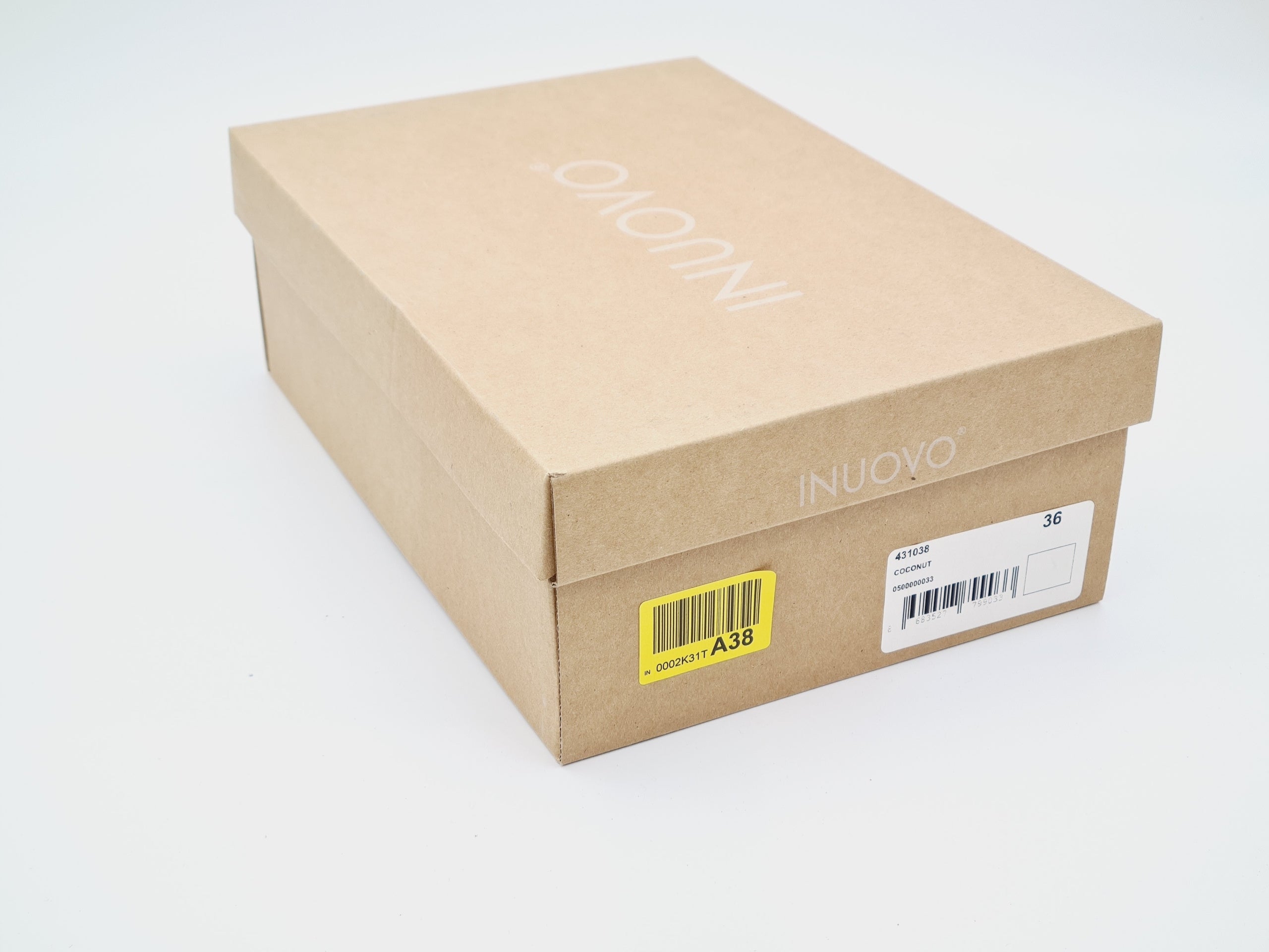 Sandały Damskie Inuovo 431038 Skórzane Beżowe 36