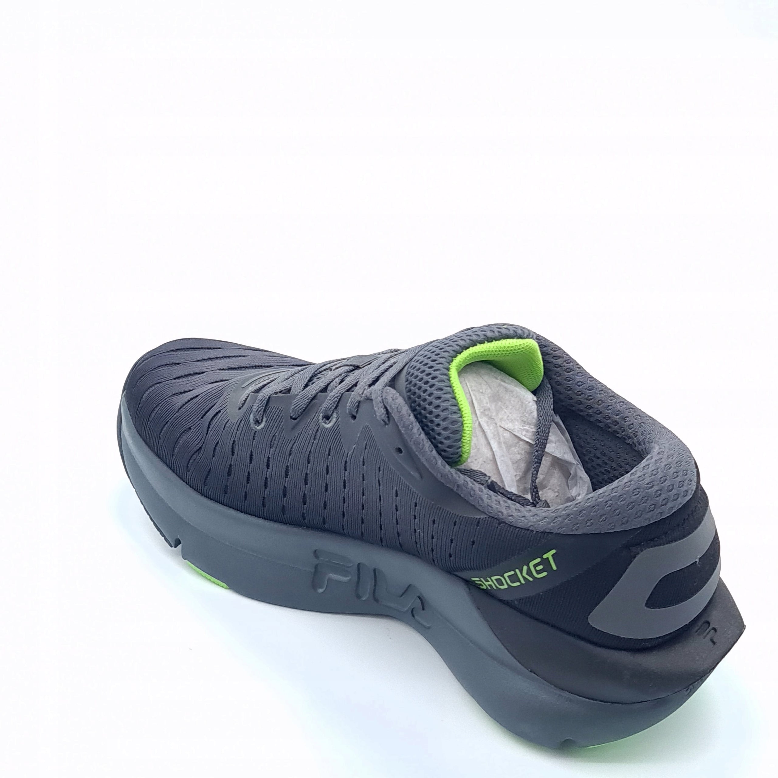 Buty Fila Shocket Run EM Sportowe Szaro Czarne 41