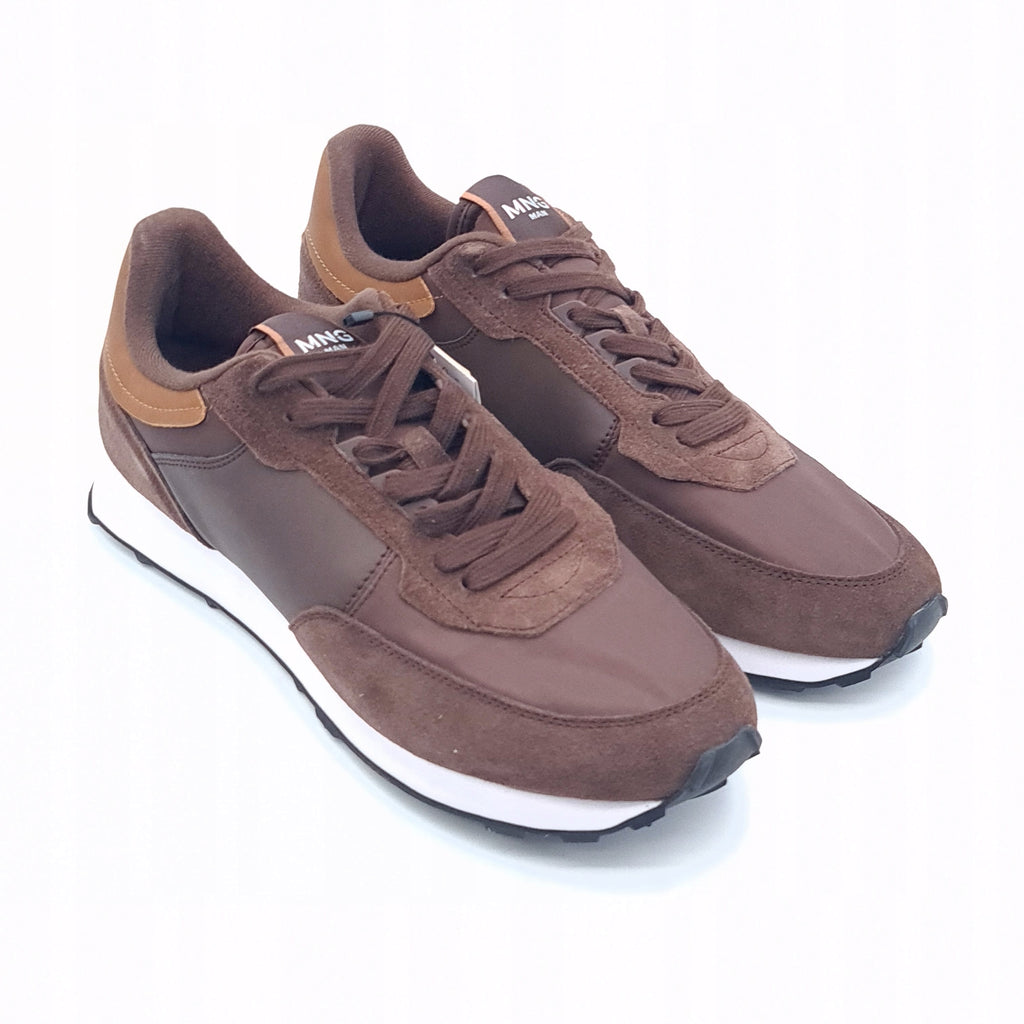Buty Mango Man Sneakersy Sportowe Brązowe 44 Outlet