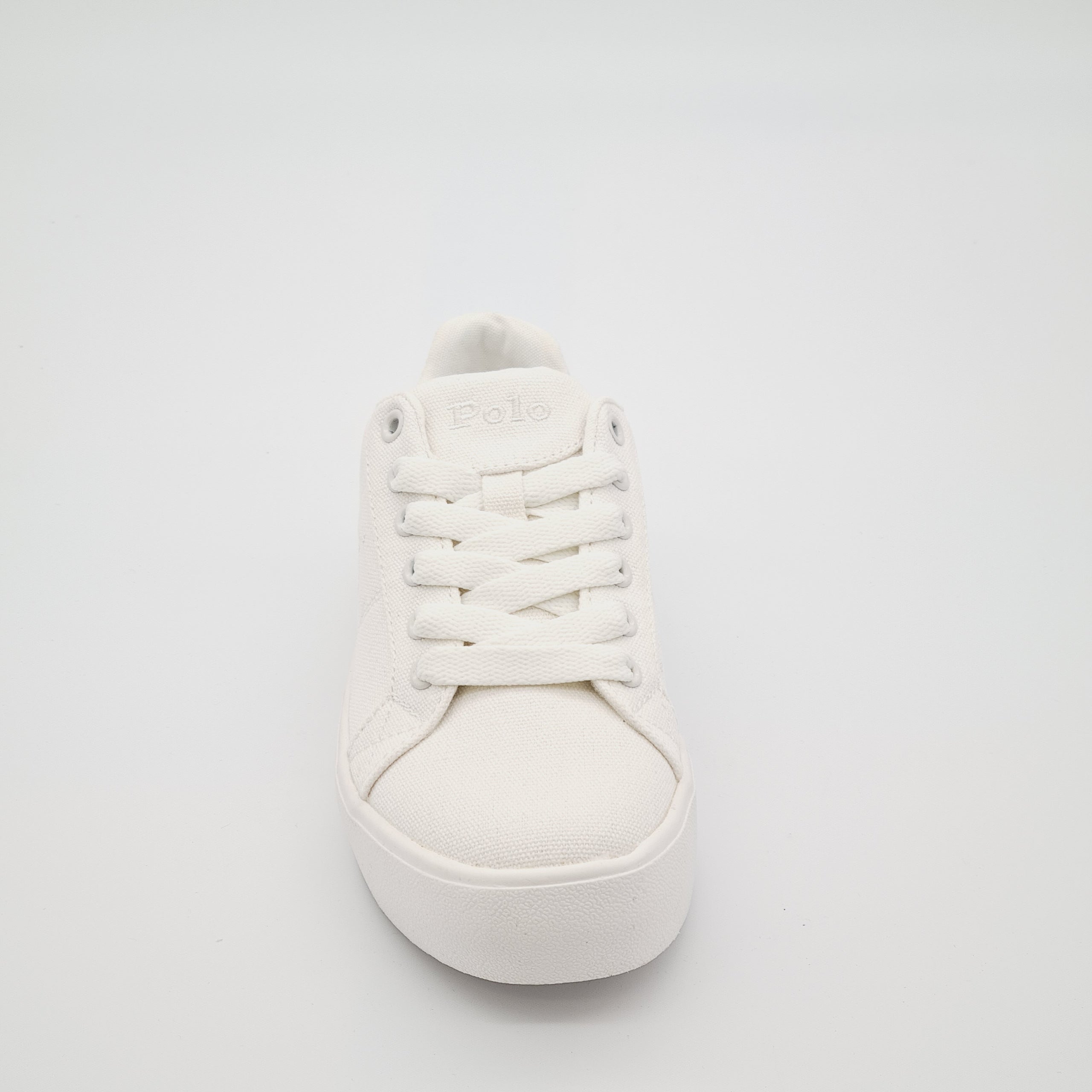 POLO RALPH LAUREN LTT PLATFORM Trampki Dziecięce Białe Kremowe 31