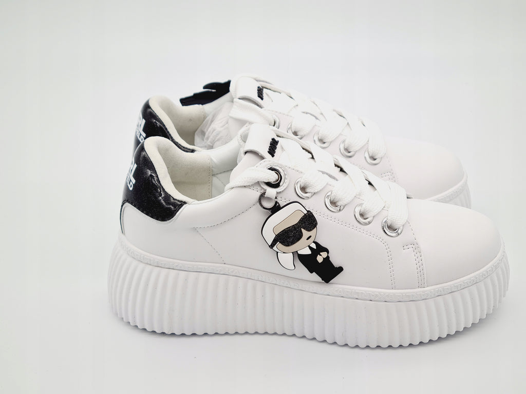 Karl Lagerfeld Kreeper Ikon Charm Sneakersy Białe 40