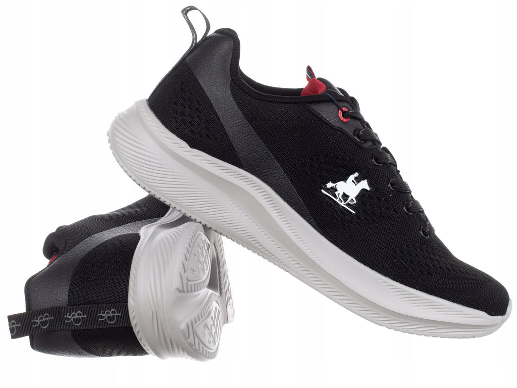 U.S. GRAND POLO BUTY MĘSKIE sportowe sneakersy niskie czarne wygodne modne
