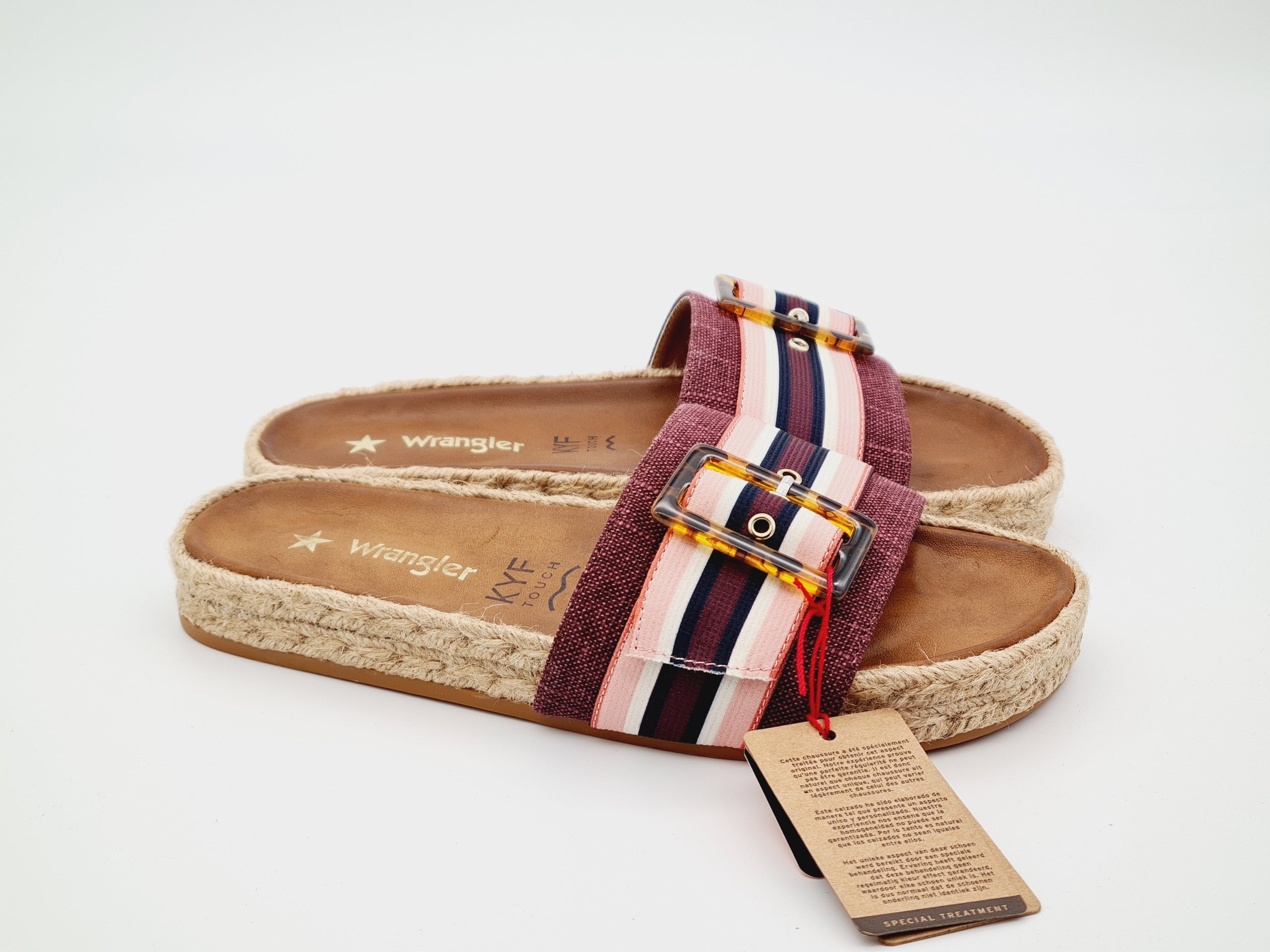Klapki Damskie WRANGLER Palmas Stripes r. 36 Paski