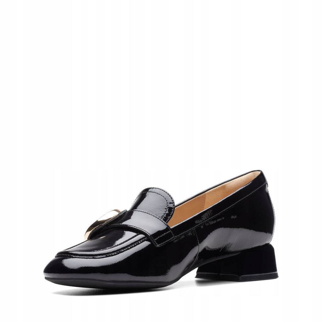 Buty damskie Clarks Daiss 30 Trim 261747164 skórzane czarne 35.5