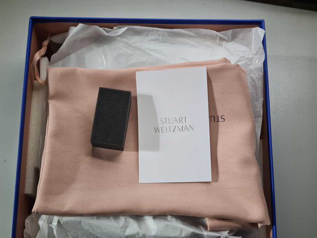 Botki STUART WEITZMAN Melena 75 Zielone Zamsz r.37