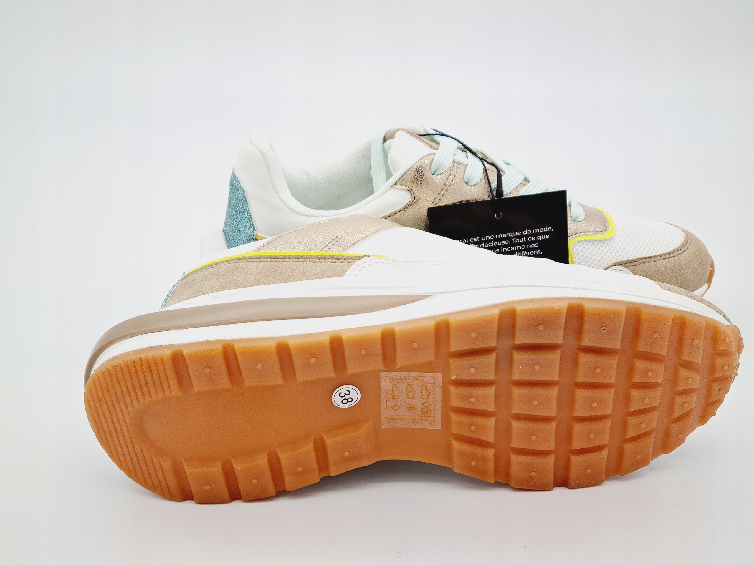 Sneakersy Kaporal Clipper Beige Multi - Stylowe r. 38