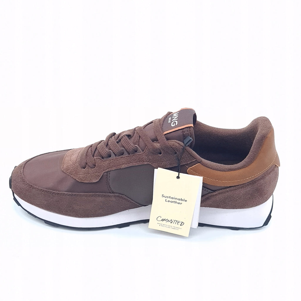 Buty Mango Man Sneakersy Sportowe Brązowe 44 Outlet