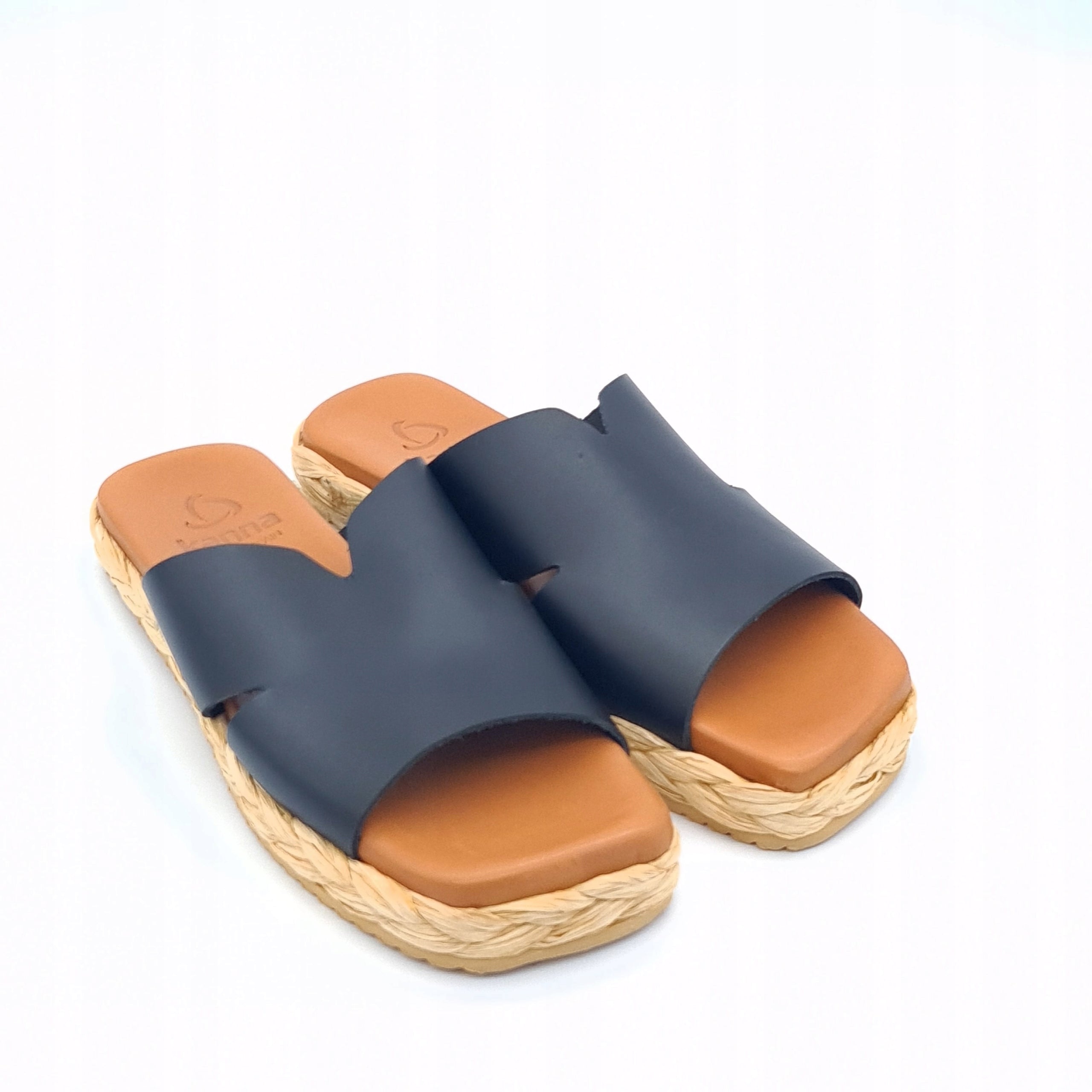 Klapki Damskie Kanna Vaqueta Black 38 Skóra Premium