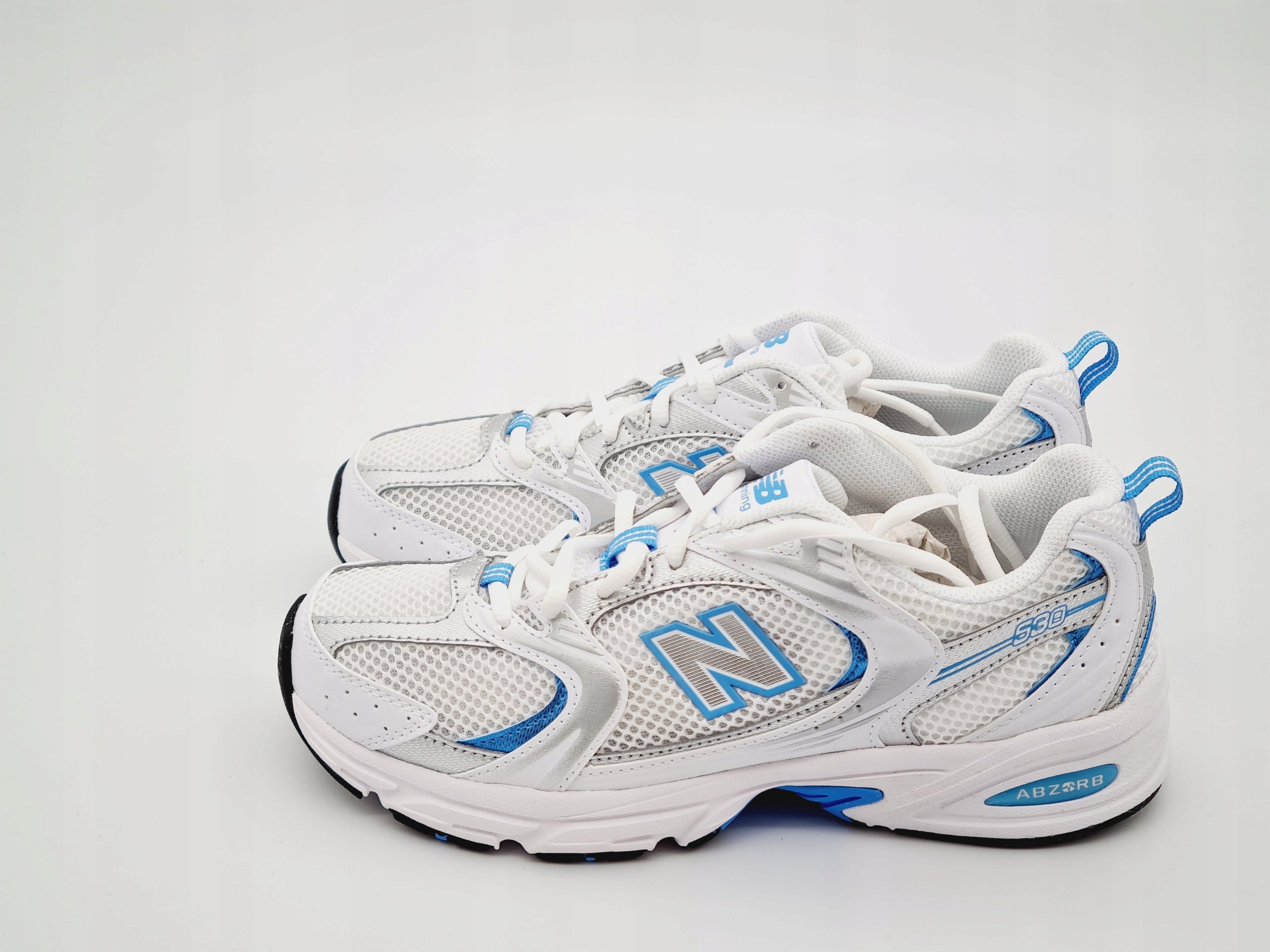 New Balance buty sportowe skóra ekologiczna szary rozmiar 38,5