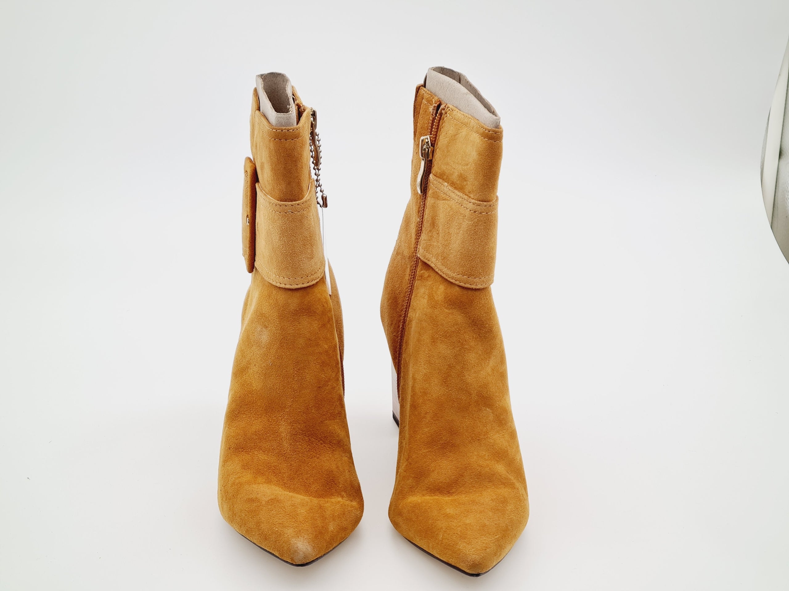 Caprice Curcuma Suede Effi botki damskie słupek rozmiar 37.5