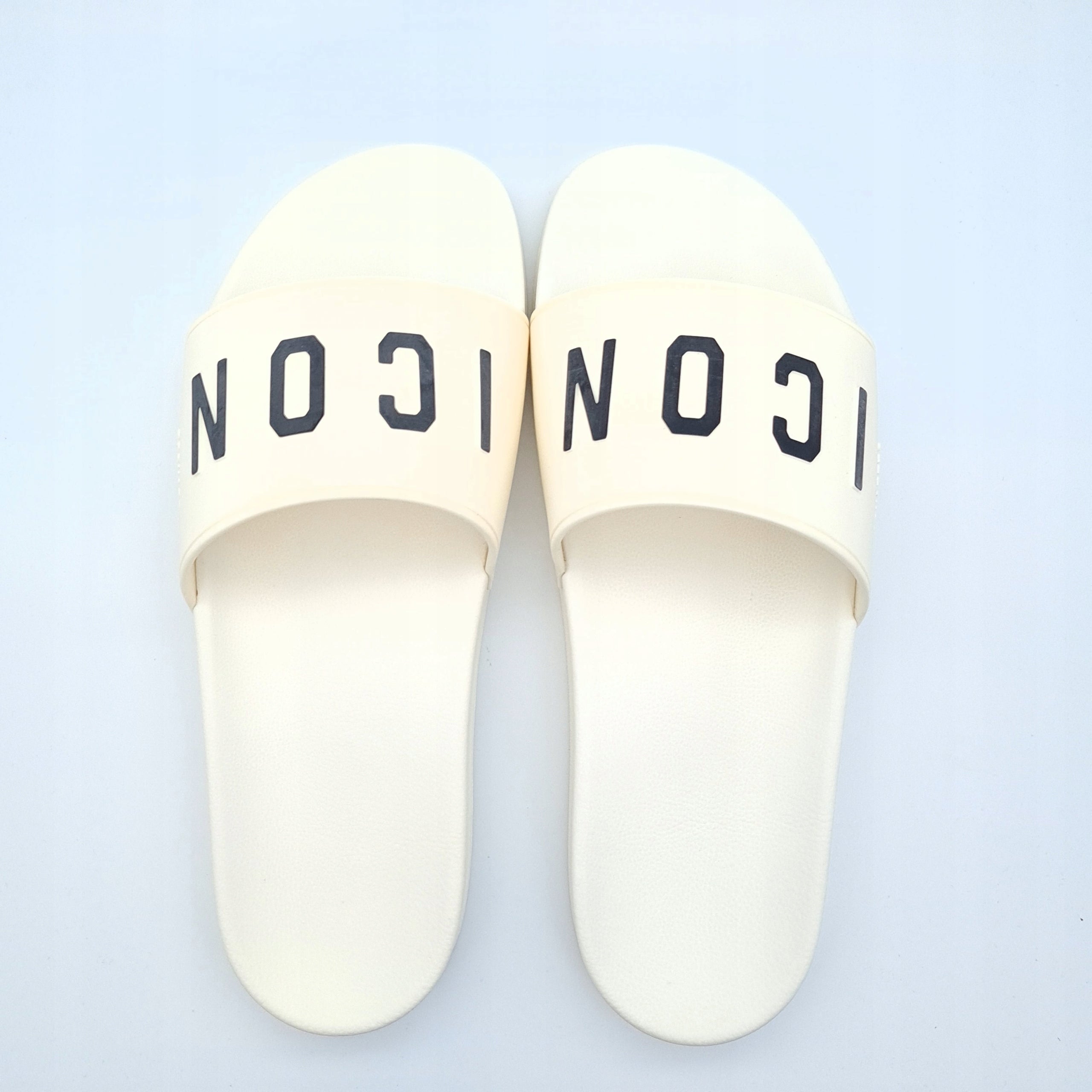 Klapki Dsquared2 Icon Męskie Białe 44
