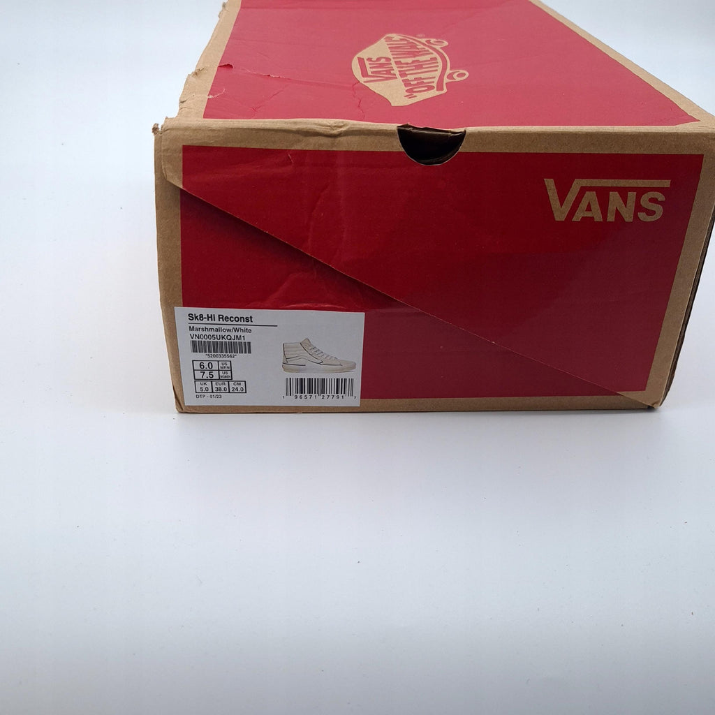 Vans Sk8-Hi Reconst Trampki Marshmallow Białe 38