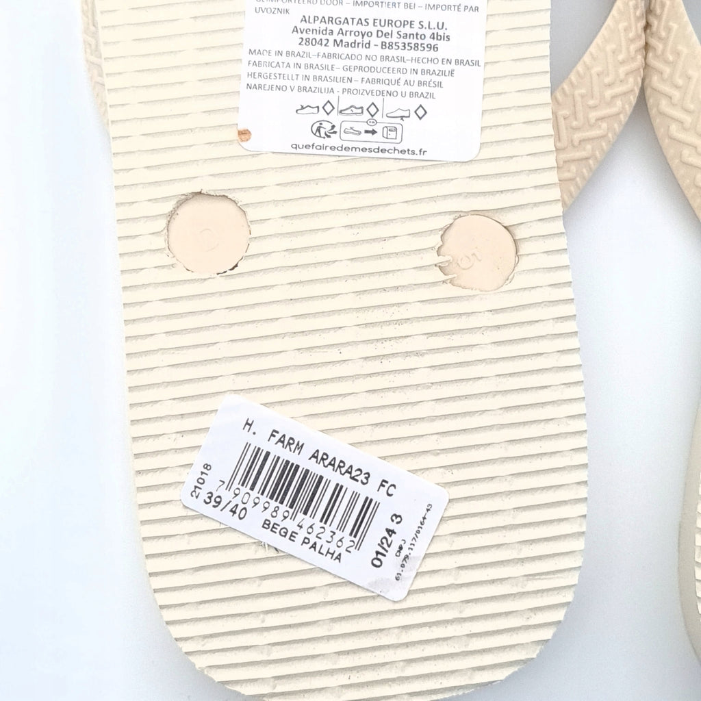HAVAIANAS JAPONKI WIELOKOLOROWE Z LOGO Z PASKAMI 39/40 EUR52/42
