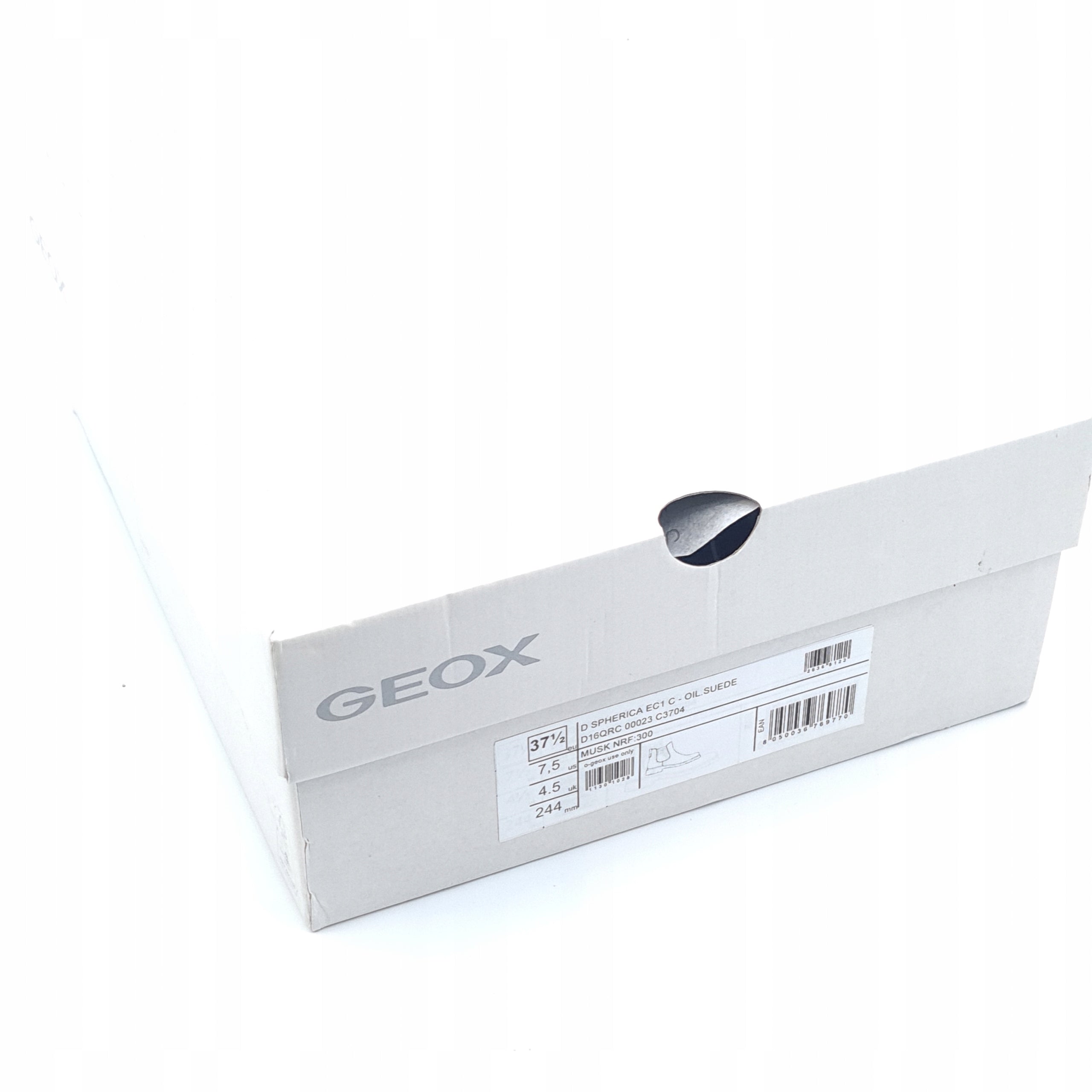 GEOX SPHERICA EC1 C Botki Damskie Zamszowe Beżowe 37,5