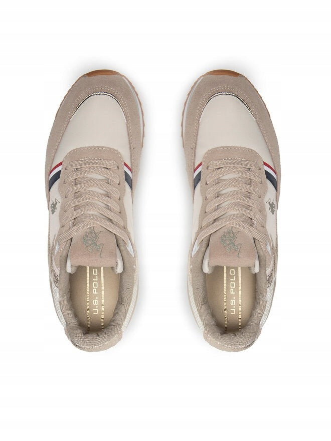 Sneakersy U.S. Polo Assn. SYLVI001C SYLVI001W/BST1 Beżowe roz.40